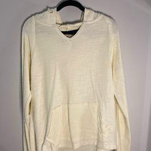 Womens US Vintage beige hooded sweater. Size small.